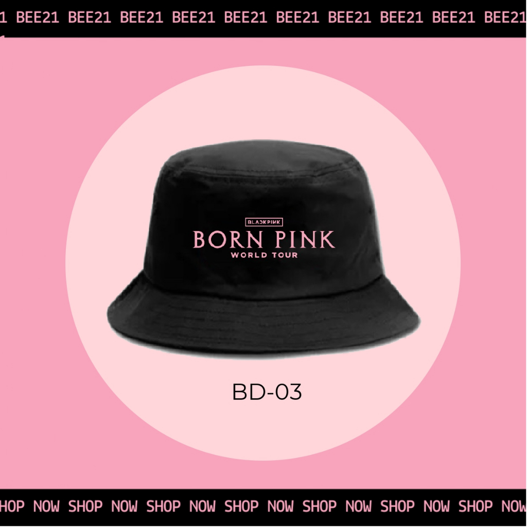 BlackPink Mũ nón BUCKET thời trang nhóm nhạc Kpop Hồng Đen Jennie Rose Lisa Jisoo Bee21 shop