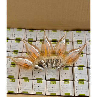 Bóng edison c35 quả nhót / led râu 4w đuôi e14/e27