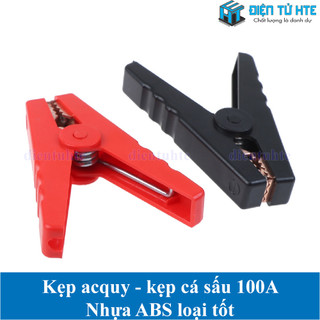 Kẹp cá sấu - kẹp ắc quy 100a loại tốt
