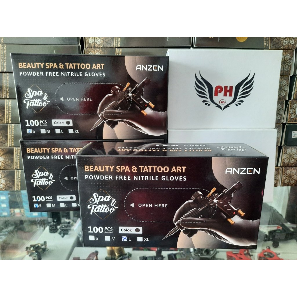 Bao Tay Đen Thợ Xăm Tattoo thẩm mỹ đủ các Size CnC  supply