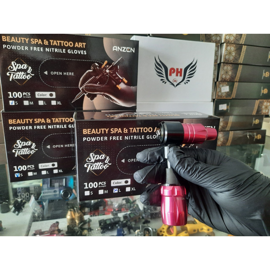 Bao Tay Đen Thợ Xăm Tattoo thẩm mỹ đủ các Size CnC  supply