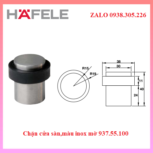 Chặn cửa gắn sàn 937.55.100