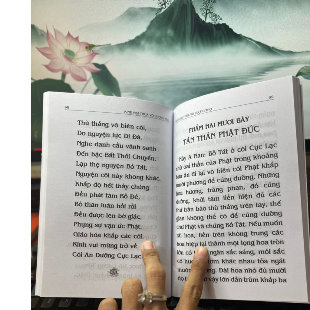 Sách - Kinh Phật Thuyết Đại Thừa Vô Lượng Thọ Trang Nghiêm Thanh Tịnh Bình Đẳng Giác Kinh