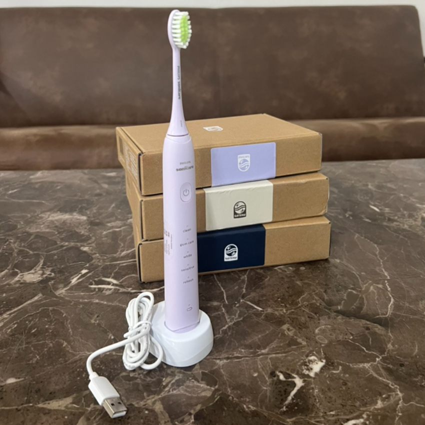 Bàn chải đánh răng điện Philips Sonicare HX2471 Series 3200  tích hợp 5 chế độ làm sạch - Hàng Chính Hãng