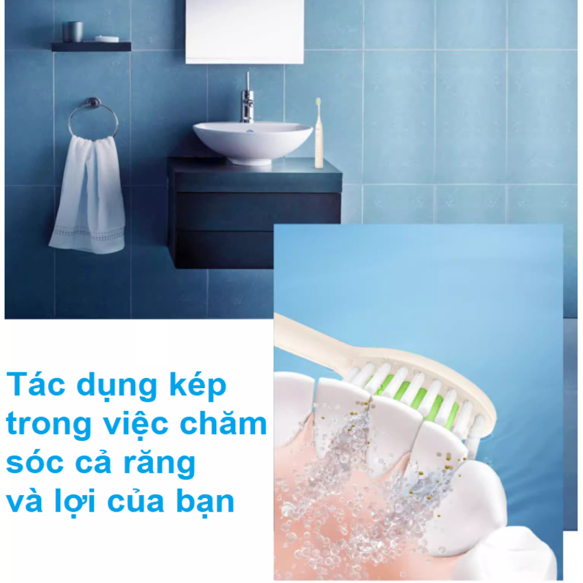 Bàn chải đánh răng điện Philips Sonicare HX2471 Series 3200  tích hợp 5 chế độ làm sạch - Hàng Chính Hãng