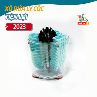Dụng cụ rửa ly - xô rửa ly tiện lợi cọ rửa ly mới 2023