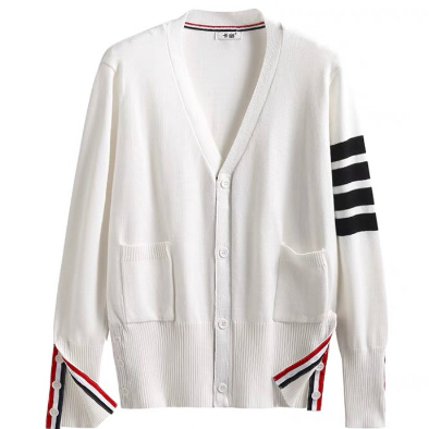 Áo Cardigan Thom Len Mỏng Hoạ Tiết Bốn Sọc  -Tinahouse.2021