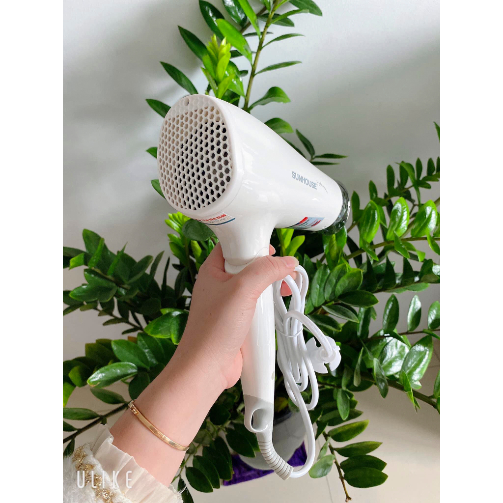 Máy sấy tóc Sunhouse SHD2309, 3 chế độ sấy mát, ấm và sấy nóng - Bảo hành chính hãng 12 tháng
