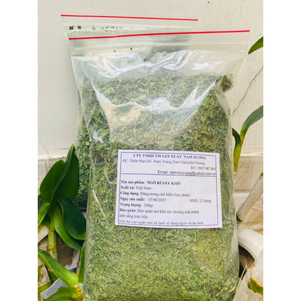 Ngò Rí  sấy khô Nguyên chất 100%