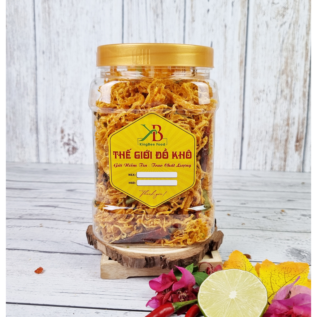 Khô Gà Lá Chanh 500g, 1kg Loại 1 - Chuẩn nhà làm