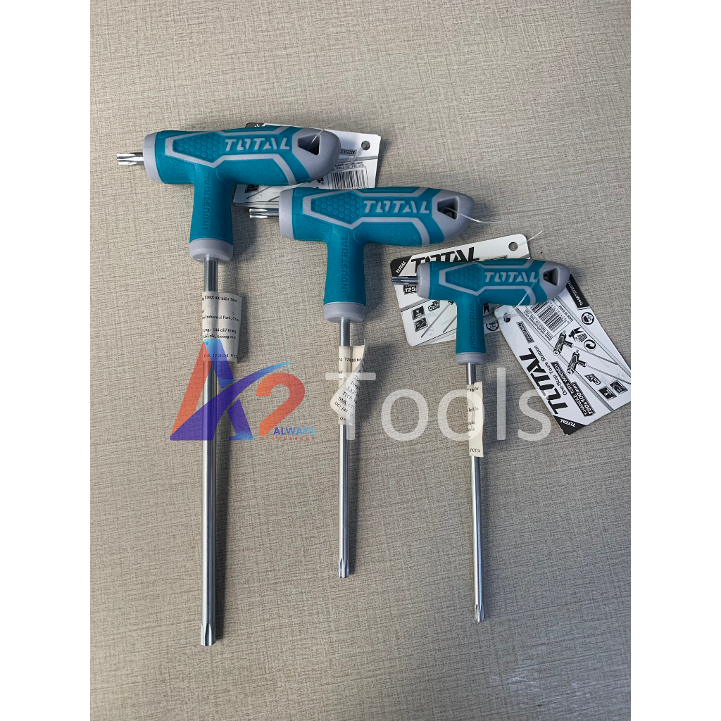 Chìa lục giác tay cầm chữ T đầu bông Total (Tùy chọn size - Giá lẻ từng size)
