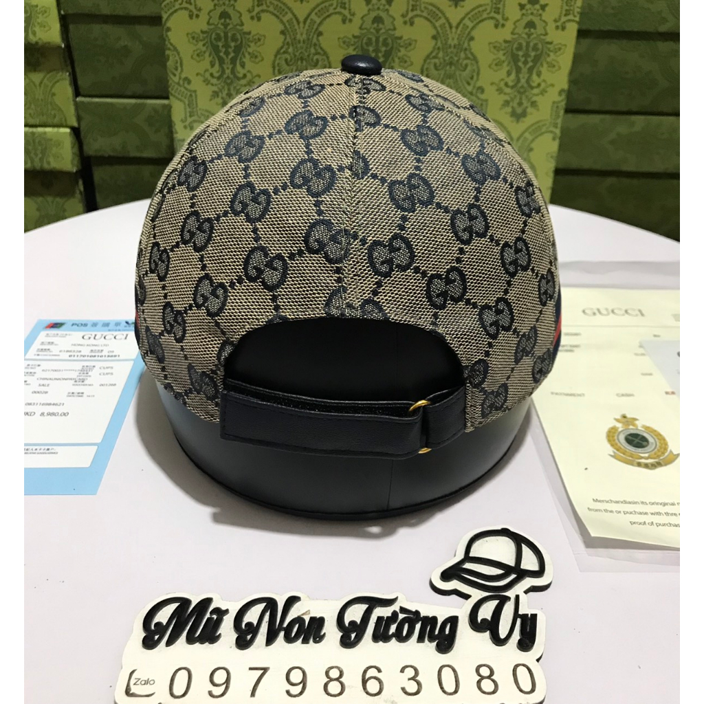 Mũ Lưỡi Trai Nam Gucci Phom Đẹp,Freesize,Có Full Màu.