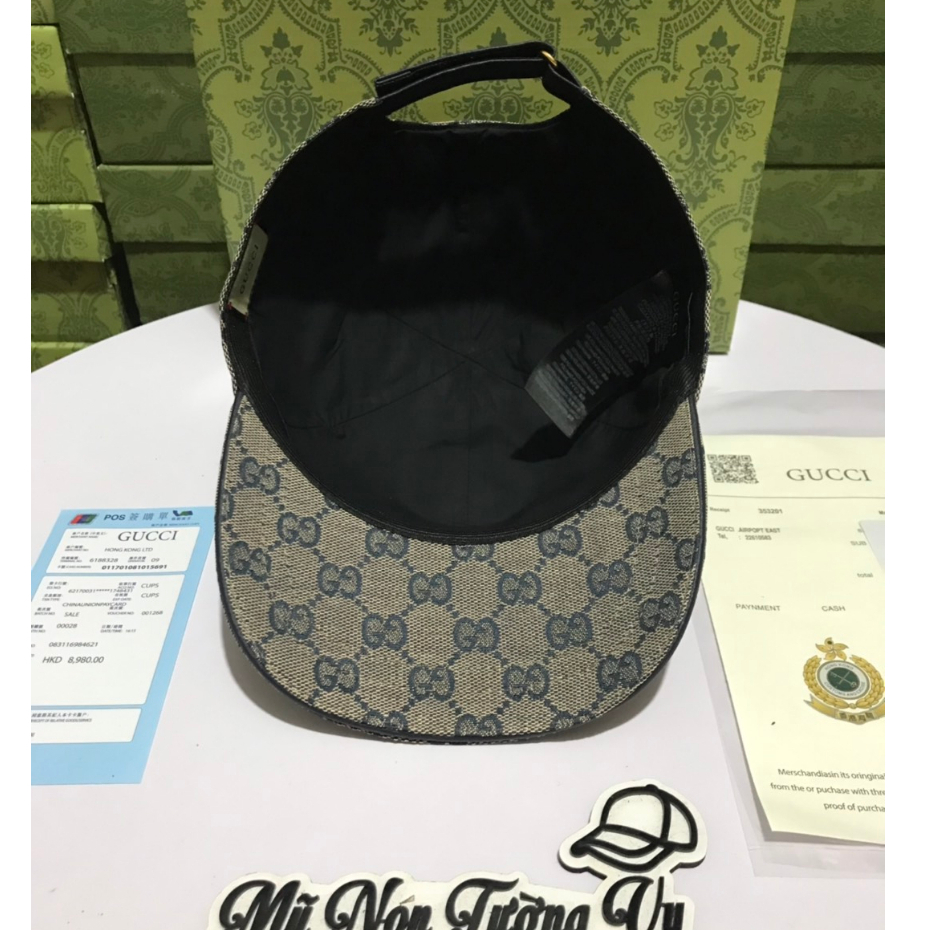 Mũ Lưỡi Trai Nam Gucci Phom Đẹp,Freesize,Có Full Màu.