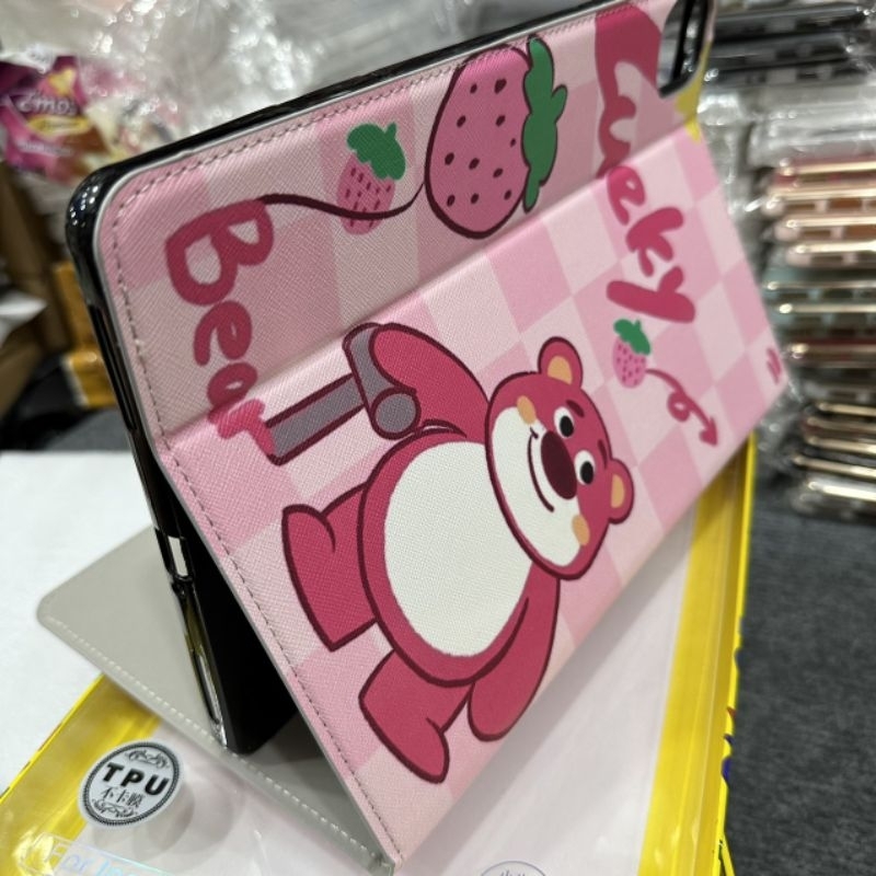 Bao da Xiaomi mipad 5 / Mi pad 5 pro dẻo gấu dâu lotso siêu dễ thương chất đẹp