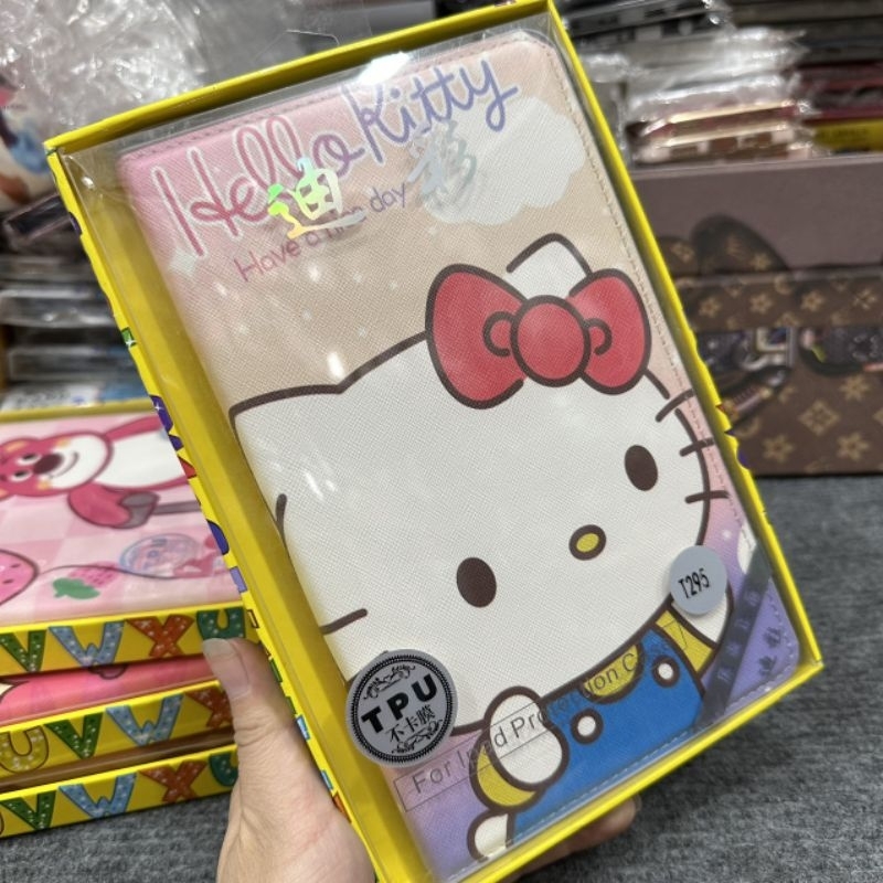 Bao da Samsung Tab A8 8inch 2019 T290 T295 dẻo gấu dâu lotso siêu dễ thương chất đẹp