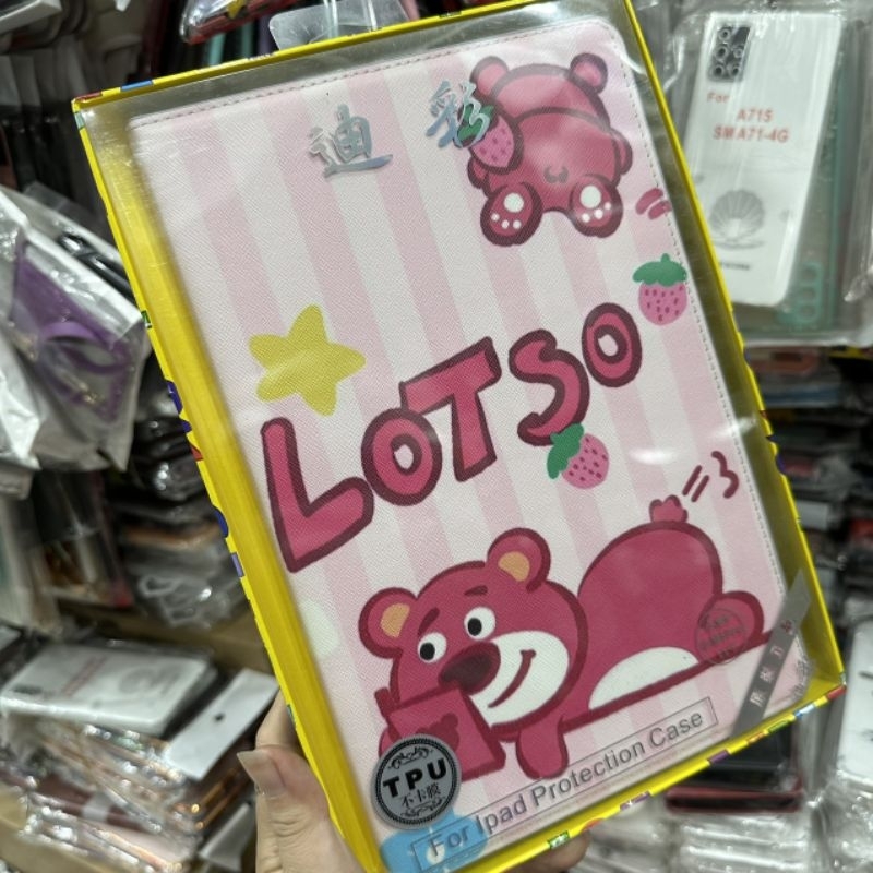 Bao da Xiaomi mipad 5 / Mi pad 5 pro dẻo gấu dâu lotso siêu dễ thương chất đẹp