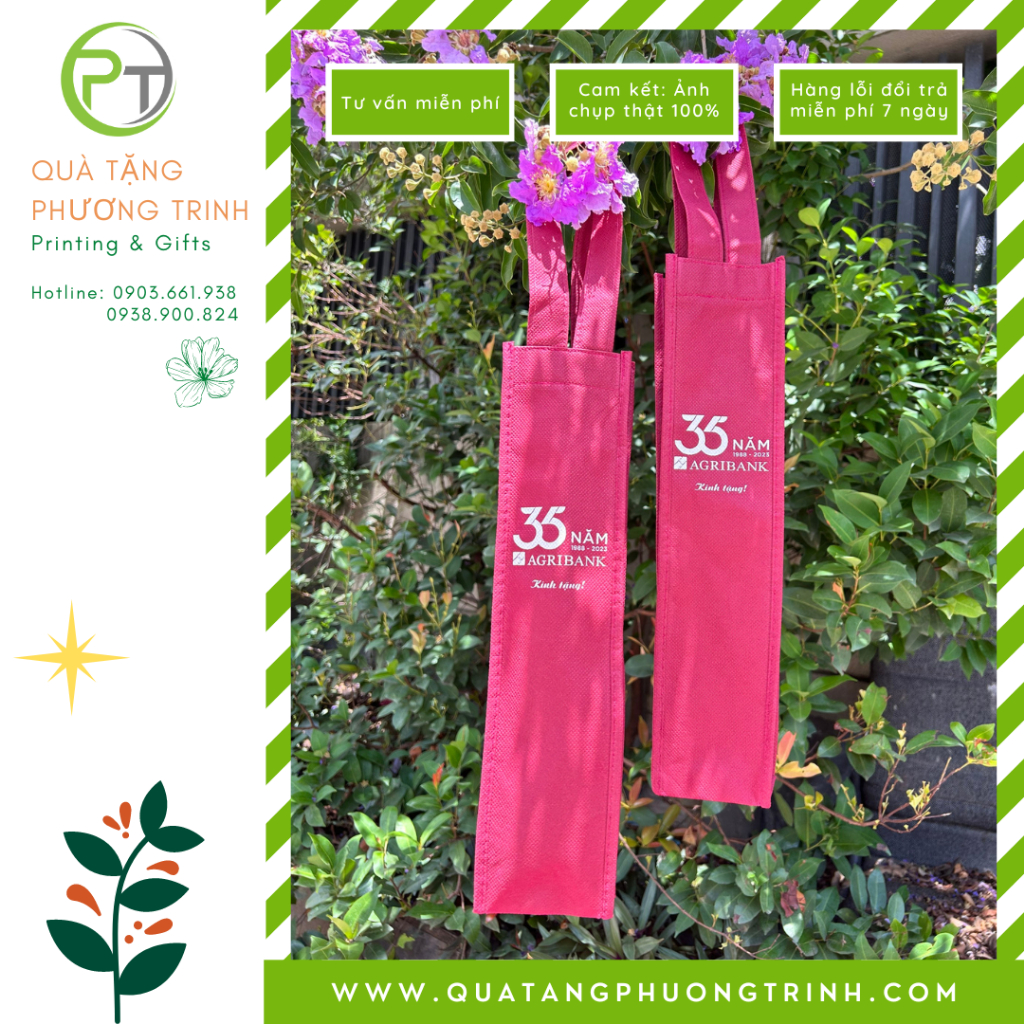 Ô Dù cầm tay  gấp 3 in logo Agribank