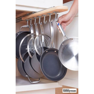  Kệ gầm bếp Kệ treo xoong nồi lắp dưới tủ bếp kệ kéo treo đa năng bằng kim loại CNC cực chắc chắn độ bền 10 năm 