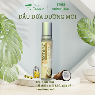 Dưỡng môi dầu dừa 10ml dưỡng ẩm, giảm nứt nè, chống thâm môi, dạng bi lăn tiện lợi, 100% dầu dừa nguyên chất ép lạnh