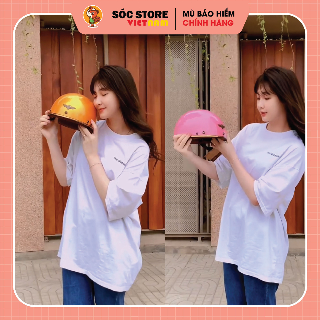 Mũ bảo hiểm PUB,  nón bảo hiểm 1/2 PUB Sóc Store Vietnam chính hãng