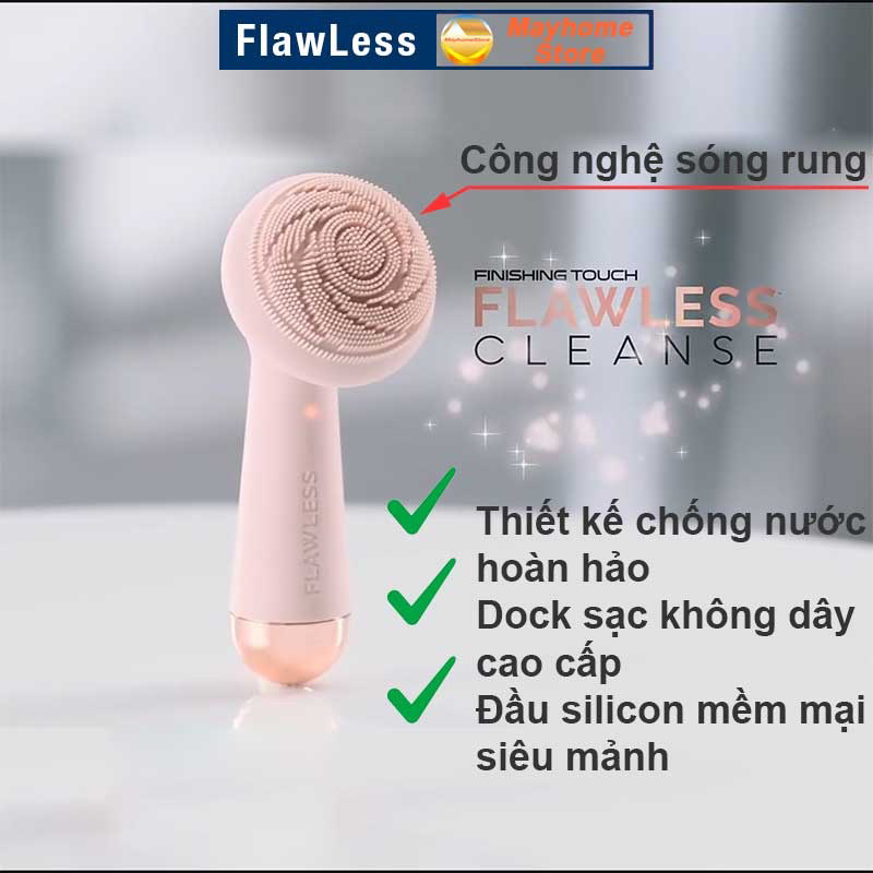 Máy rửa mặt massage flawless cleanse