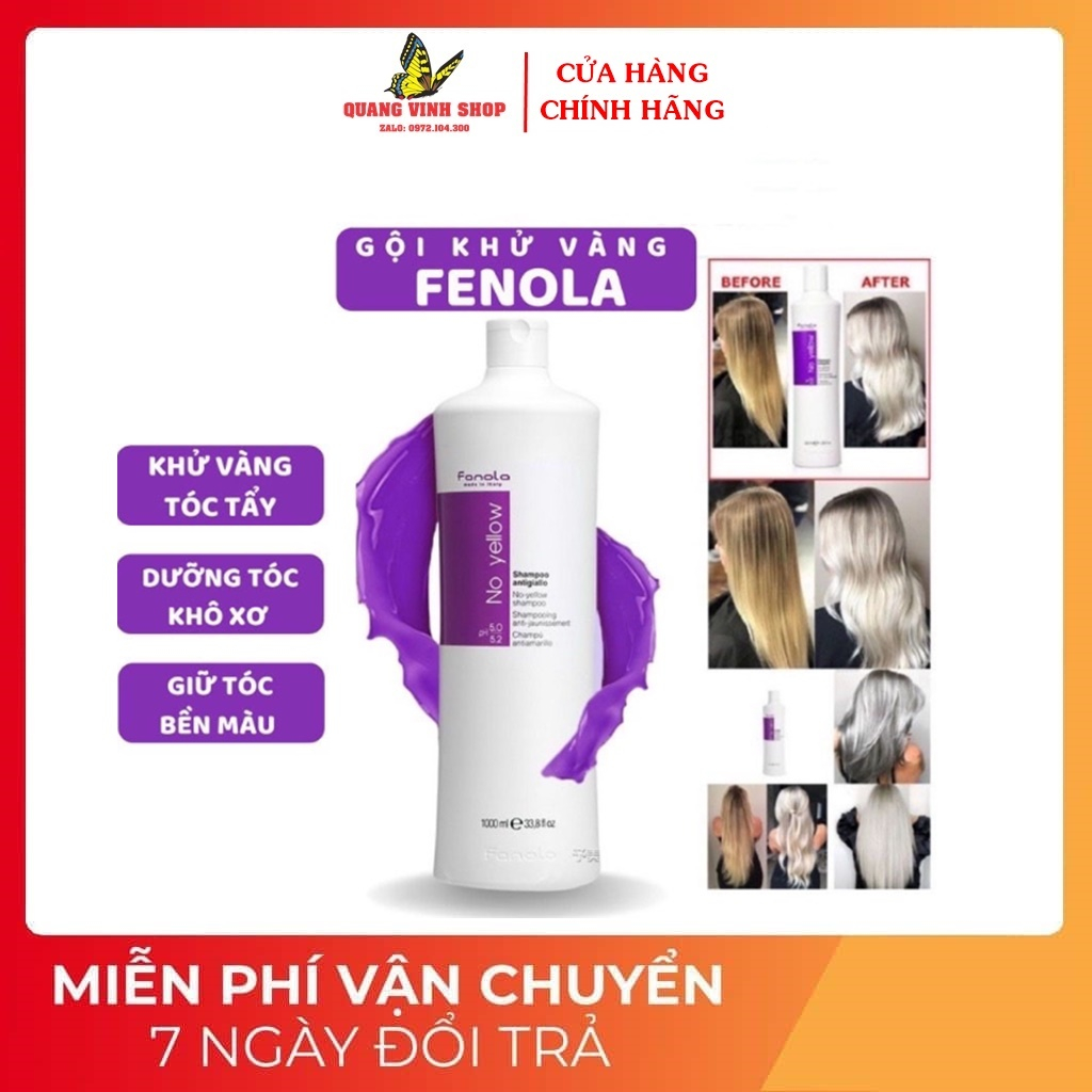 Gội tím khử vàng fanola 1000ml