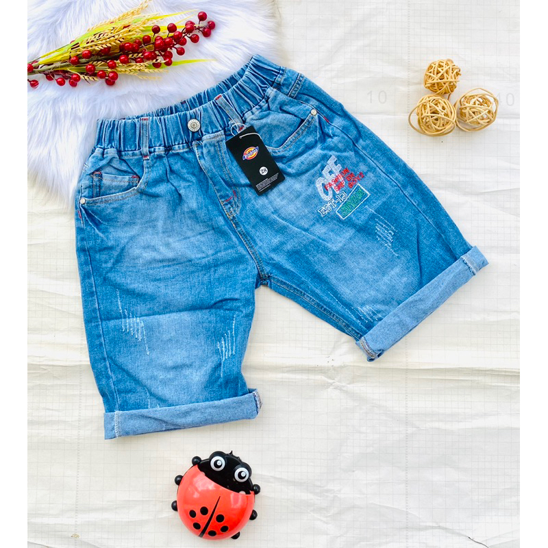 🚗 Quần Jean cotton mềm bé trai từ 50-75kg