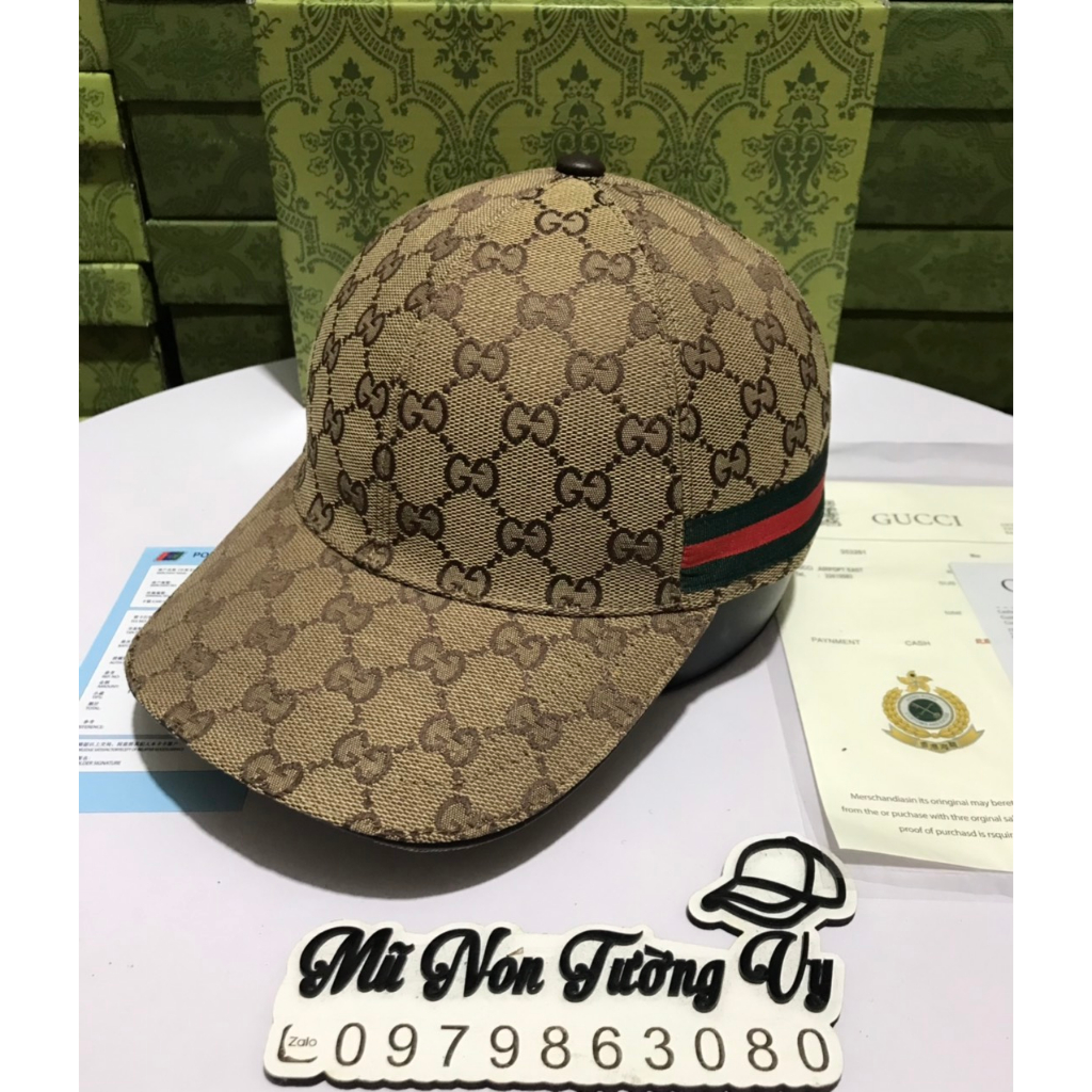 Mũ Lưỡi Trai Nam Gucci Phom Đẹp,Freesize,Có Full Màu.