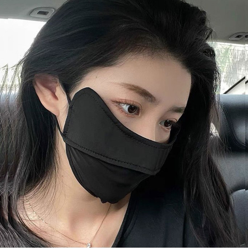 【Hàng giao ngay】Khẩu trang chống tia UV, khẩu trang chống nắng UPF 50+