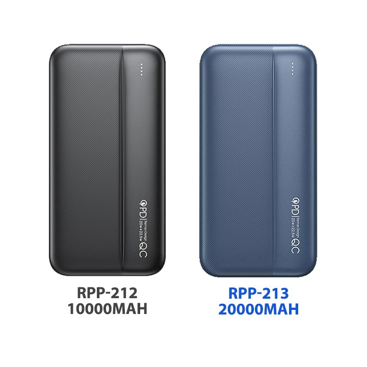 Sạc dự phòng 20000mah Remax Rpp 212 hỗ trợ sạc nhanh 18w, 20w và 22.5w- Bảo hành 12 tháng