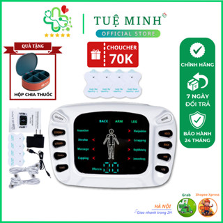 Máy massage xung điện 8 miếng dán YTK-309B, máy mát xa 8 chế độ massage 15 cường độ xung điện