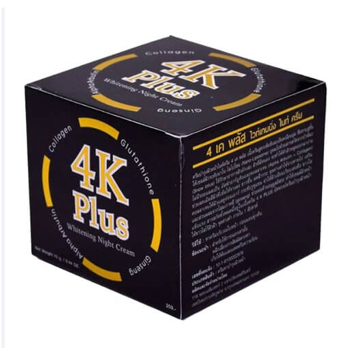 KEM DƯỠNG TRẮNG DA MẶT BAN ĐÊM 4K PLUS WHITENING NIGHT CREAM 2023