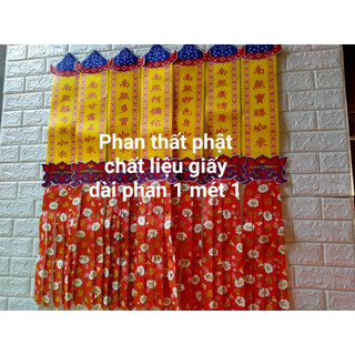 [G195 Phan Cúng] 5 bộ phan thất phật dài 1m1