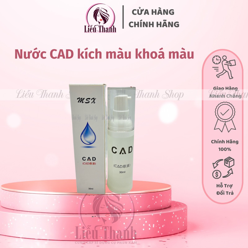 Nước cad hàng loại 1 , khoá màu, kích màu, mau lành vết xăm,ship hỏa tốc