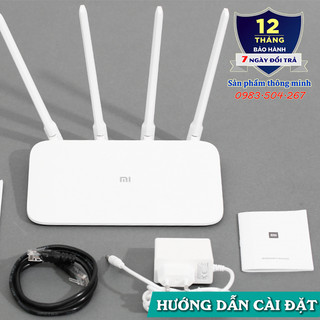 Bộ phát Wifi Router Xiaomi 4A bản Gigabit/4A bản Megabit băng tần kép - Chuẩn AC1200, kết nối 128 thiết bị