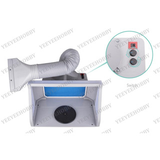 Dụng cụ hs - buồng sơn tích hợp quạt hút và đèn led hs-e550blk