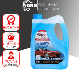 Nước rửa kính xe ô tô làm sạch bề mặt kính, không cặn Topco tạo hiệu ứng lá sen 2,7 lít ĐNB