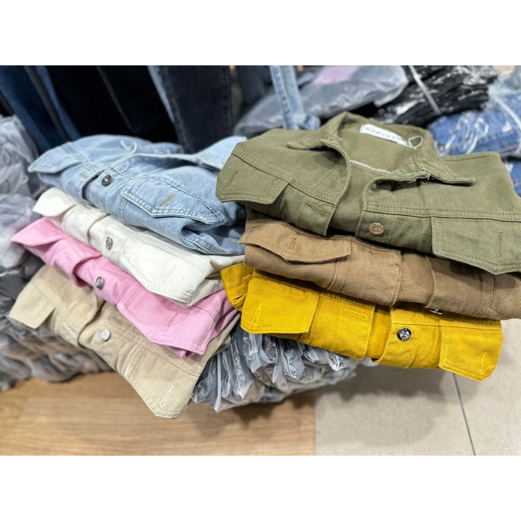 Áo khoác Jean rách crotop tua lai cá tính Bigsize 39-65kg (Video,Ảnh thật) | BigBuy360 - bigbuy360.vn