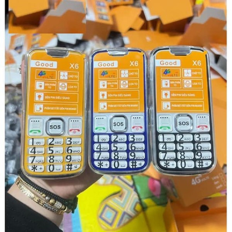 ĐIỆN THOẠI NGƯỜI GIÀ GOOD X6 MỚI NHẤT 2023 FULL BOX- CHÍNH HÃNG BẢO HÀNH 12 THÁNG- ĐIỆN THOẠI MASSTEL