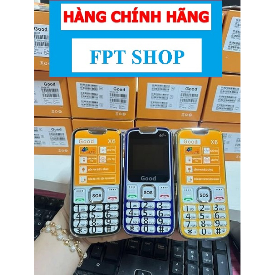 ĐIỆN THOẠI NGƯỜI GIÀ GOOD X6 MỚI NHẤT 2023 FULL BOX- CHÍNH HÃNG BẢO HÀNH 12 THÁNG- ĐIỆN THOẠI MASSTEL