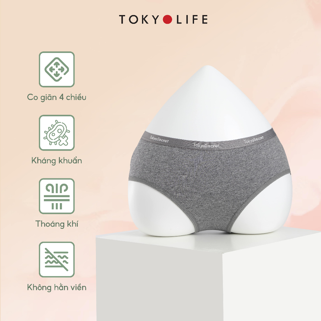 Quần lót NỮ gói 3chiếc TOKYOLIFE S9UND218K ( GIAO MÀU NGẪU NHIÊN )