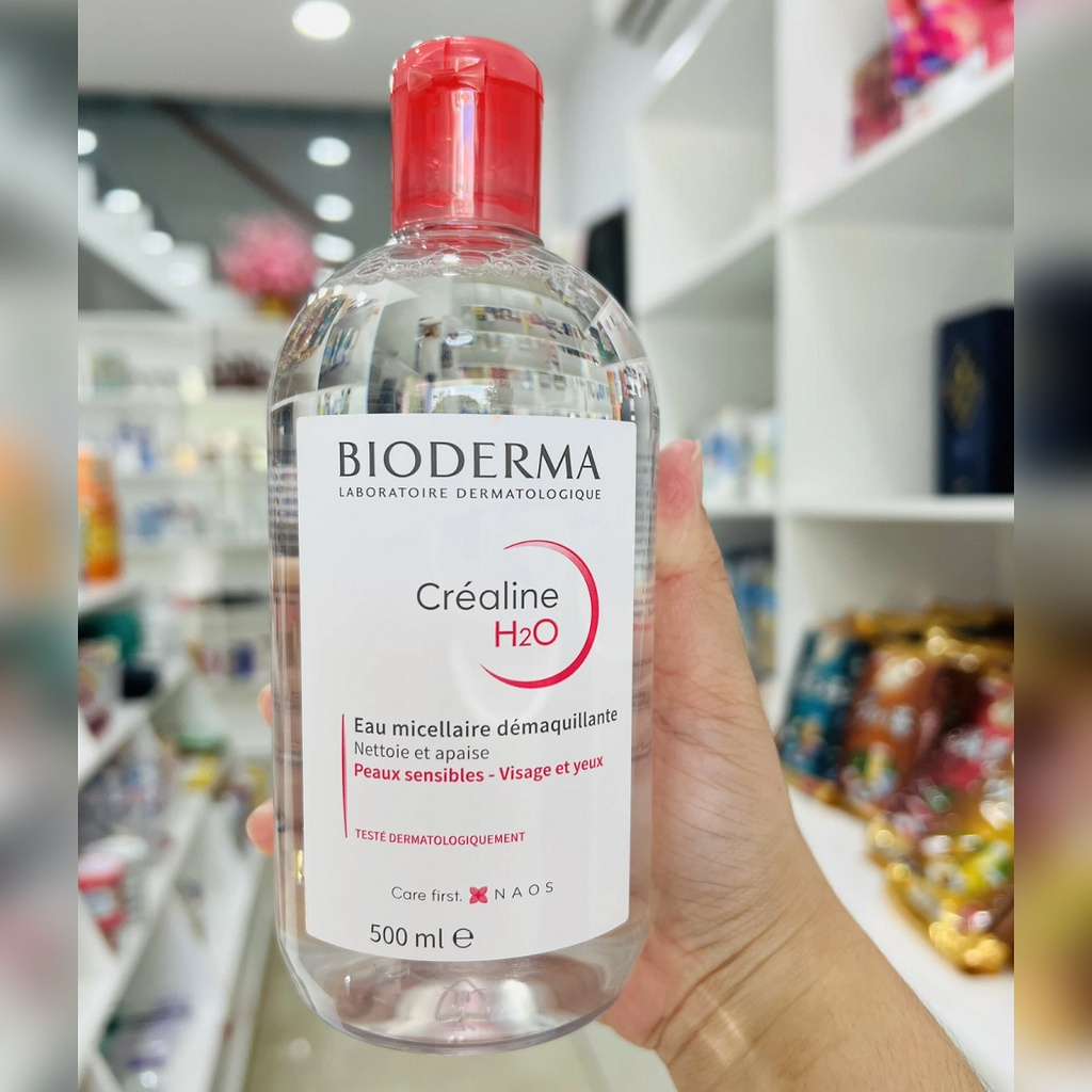 Nước Tẩy Trang Bioderma 500ml Của Pháp Chính Hãng Tẩy Trang Cho Da Dầu Mụn Và Da Nhạy Cảm Da Thường