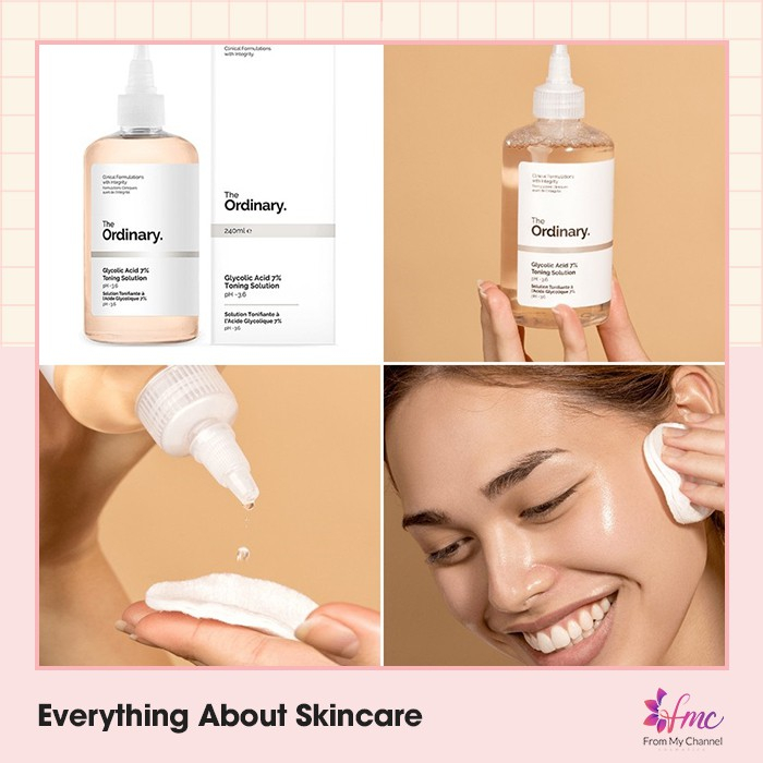 Toner TheOrdinary Glycolic Acid 7%Toning Solution làm sạch tẩy da chết, Chăm Sóc Da, Cải thiện tông da, giúp sáng da