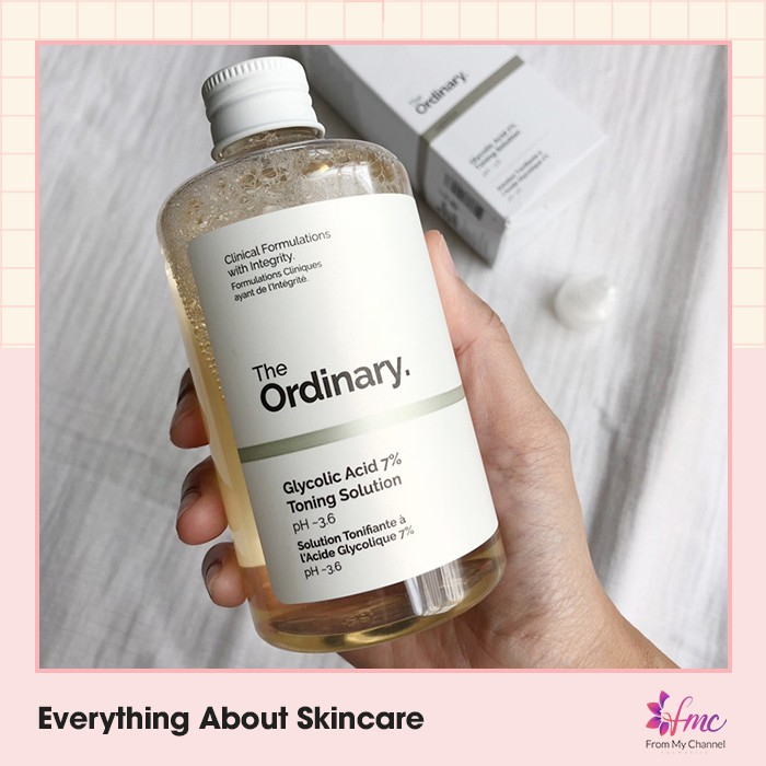Toner TheOrdinary Glycolic Acid 7%Toning Solution làm sạch tẩy da chết, Chăm Sóc Da, Cải thiện tông da, giúp sáng da