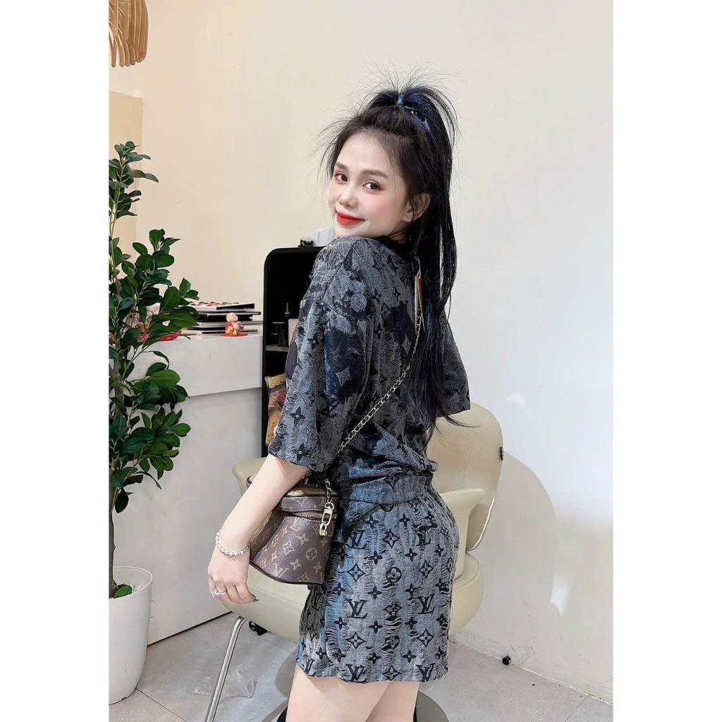 [8.8 Sales Freeship] Set bộ đùi phối họa tiết in hình chuột mickey dễ thương, bộ đùi woat xước in chuột hot mtb