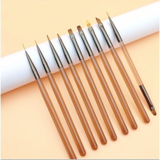 Sét Cọ 9 Cây vẽ móng, chuyên dụng làm nail