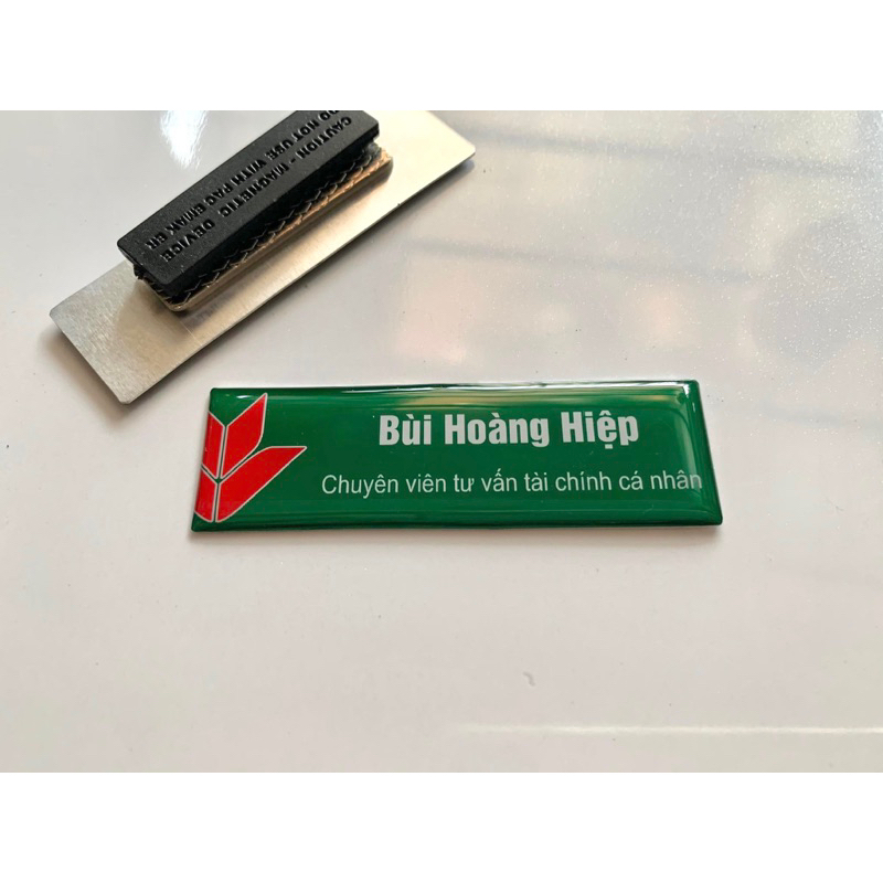 Bảng tên VPbank ( vui lòng gửi tên cho shop)