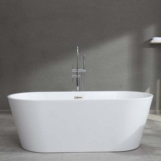 Bồn tắm Oval cạnh thẳng dài 140cm   loại bồn ngâm    - BT1400 OVCT 