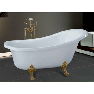  Bồn tắm Chân rồng đầu lệch   loại bồn ngâm dài 150cm    - BT1500 CRDL 