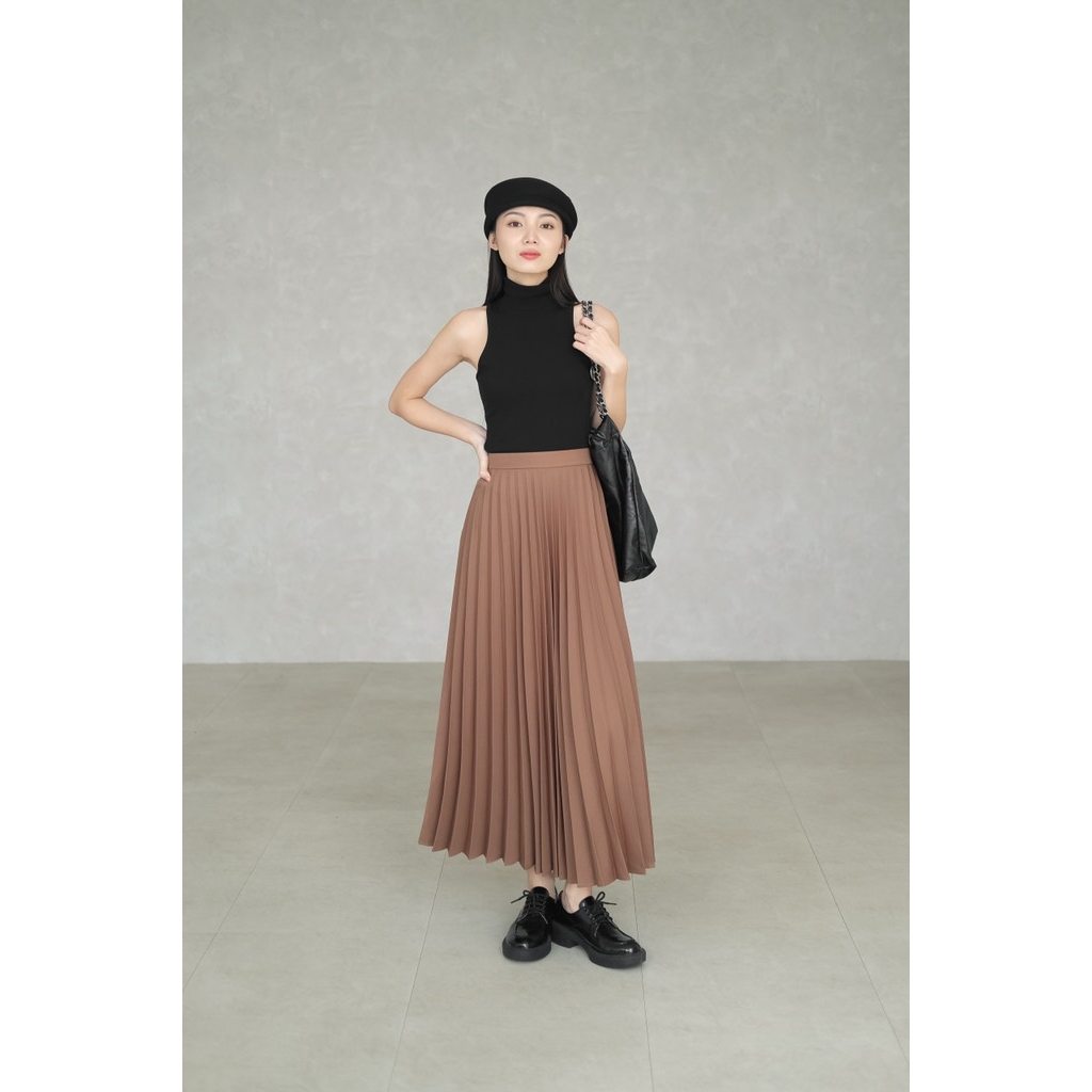 Chân váy xếp ly dài  MALIO SKIRT by RUBIES